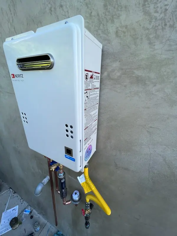 Tankless water heater installation for Lake Shore homes